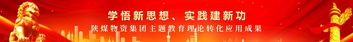 學(xué)悟新思想、實踐建新功—陜煤物資集團主題教育理論轉(zhuǎn)化應(yīng)用成果